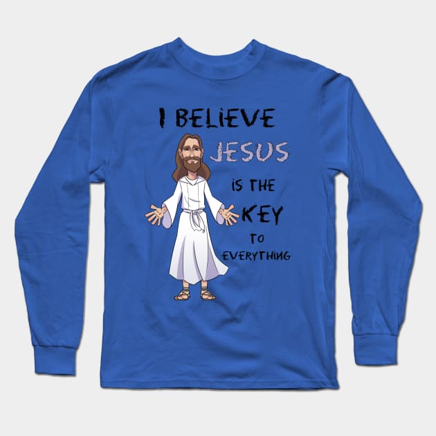 Jesus is the Key Long Sleeve T-Shirt by WithCharity